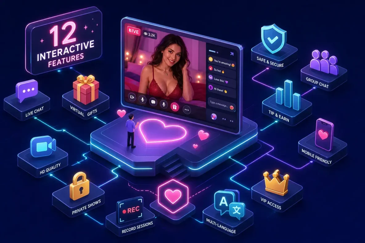 12 Interactive Features That Define the Best Cam Sites