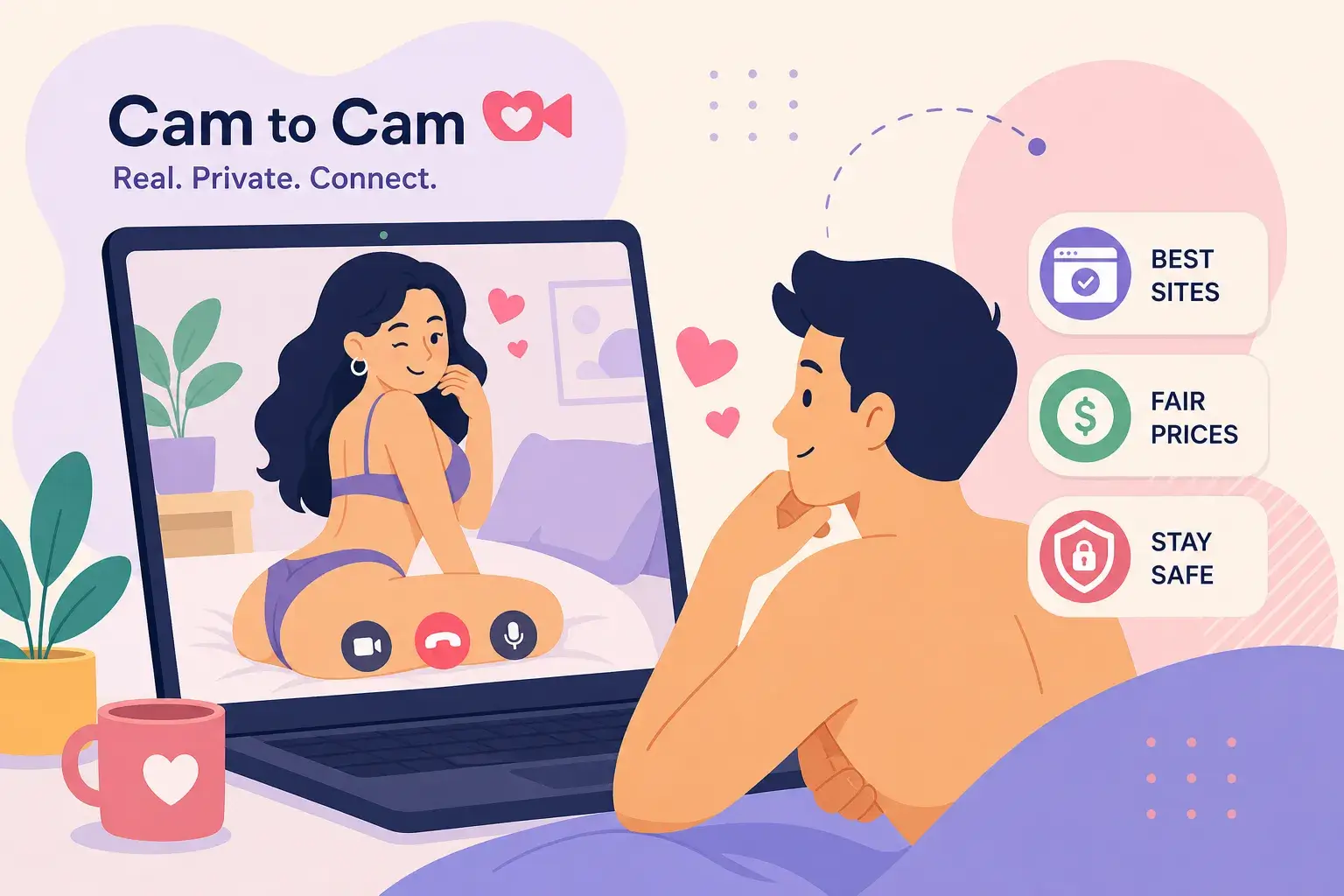 Cam to Cam Sex: Best Sites, Costs, and Safety Tips