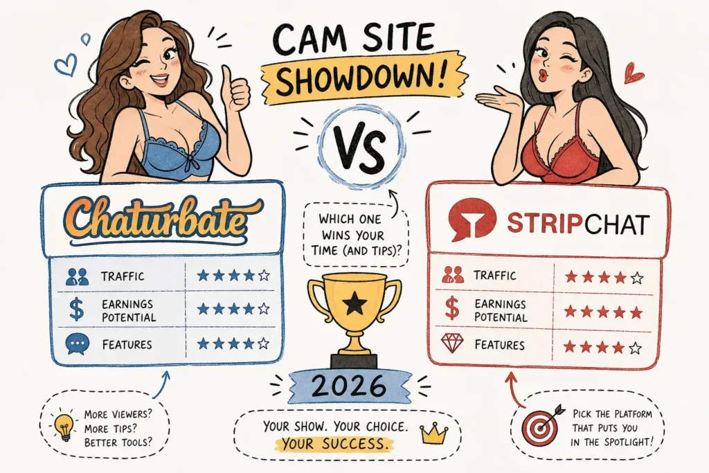 Chaturbate vs Stripchat: Which Cam Site Wins in 2026?