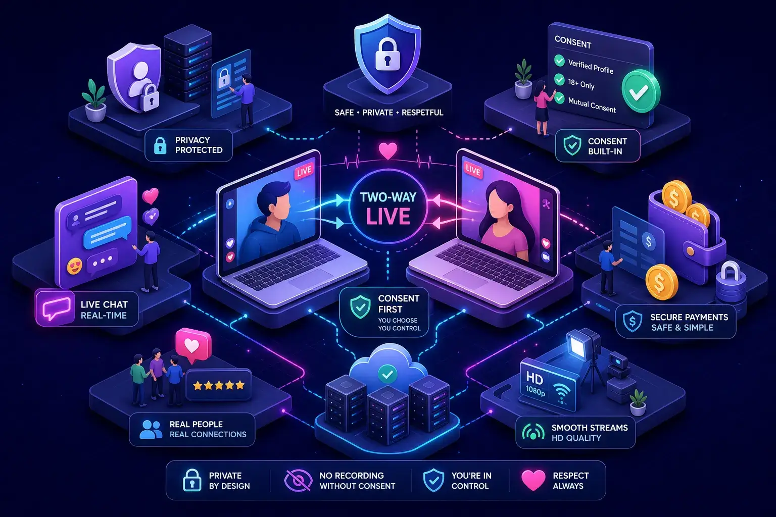 Two-Way Webcam Sex Explained: Best C2C Sites in 2026